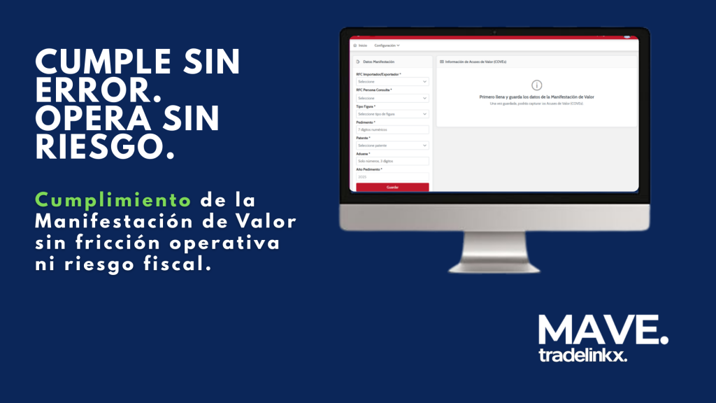 La digitalización de la MVE evidenció una realidad incómoda:
cumplir no es solo llenar un formato, es operar un proceso completo de valoración.
Por eso en Grupo Gamas desarrollamos MAVE TradeLinkx, una solución diseñada específicamente para este nuevo entorno normativo.